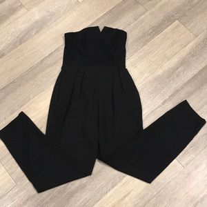 Black Strapples Jumpsuit
